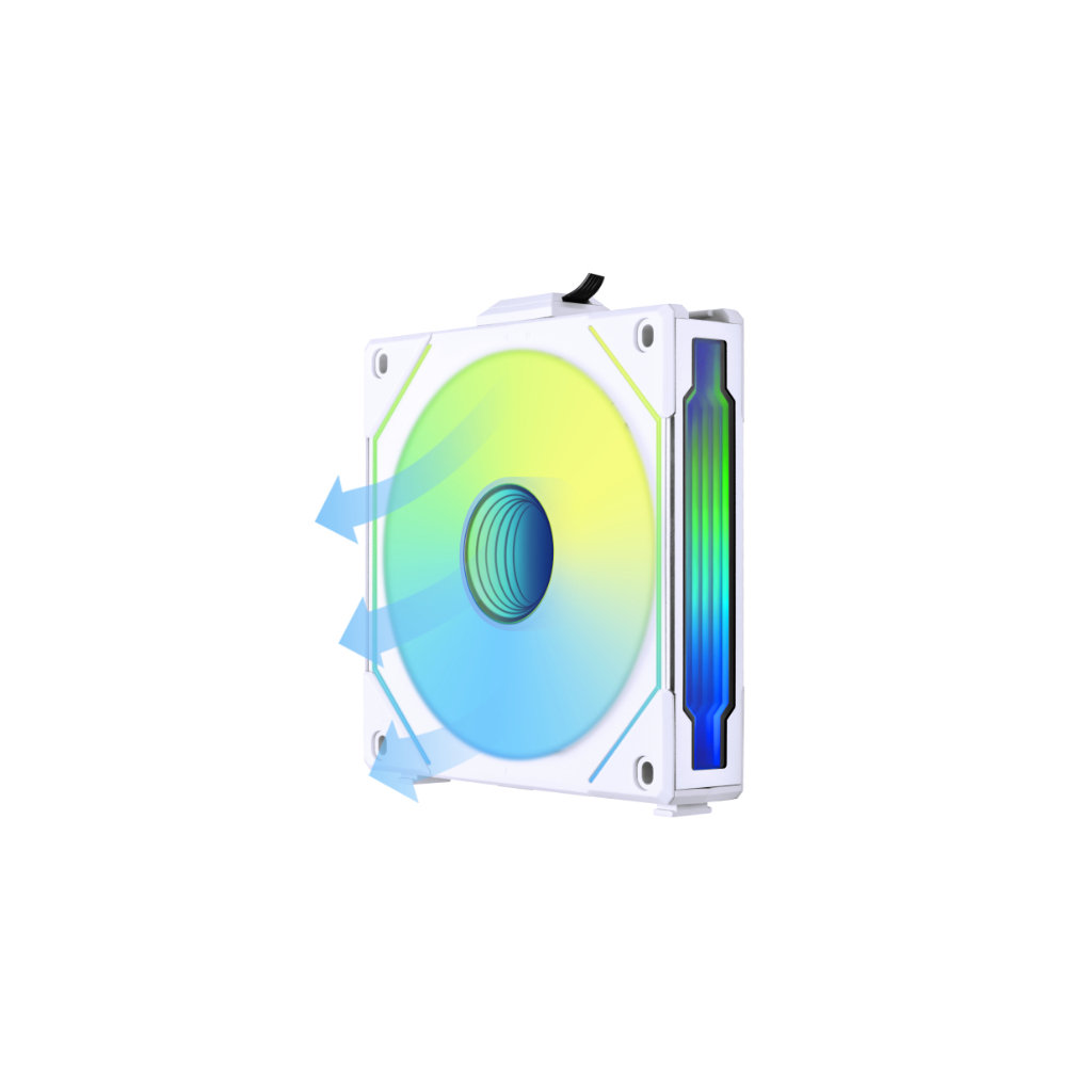 Кулер до корпусу Lian Li Reverse SL-INF 120mm Single white (G99.12RSLIN1W.00) - зображення 5