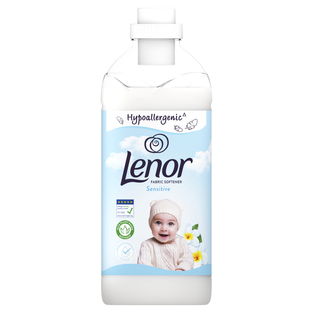 Кондиціонер для білизни Lenor Для чутливої шкіри 1600 мл (8006540889879) - зображення 2