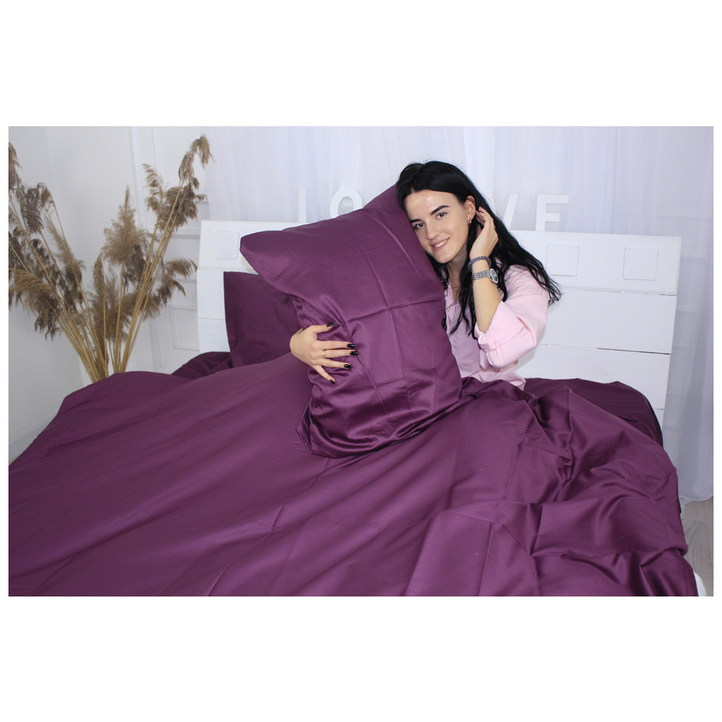 Постільна білизна MirSon Сатин Premium Oriana 3220 143х210х2 (2200000671509) - изображение 4