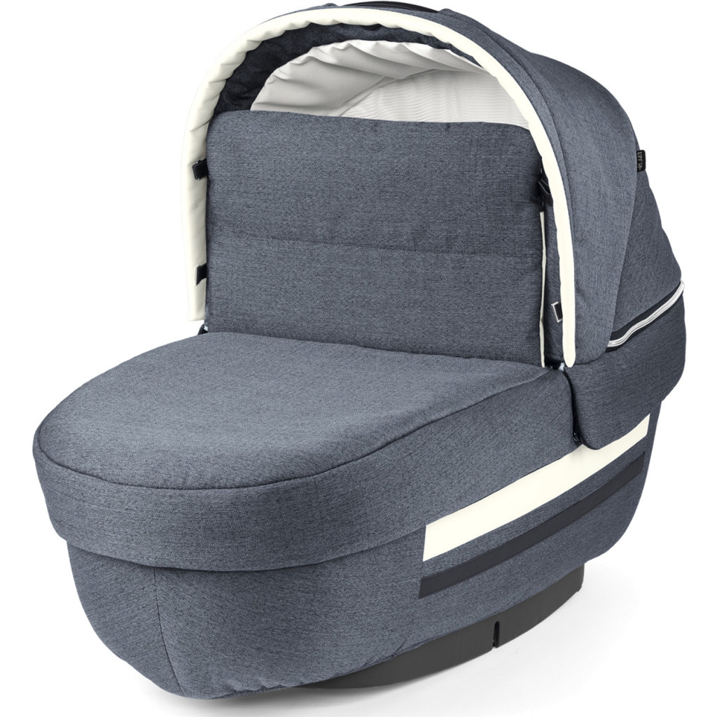 Коляска Peg-Perego 2 в 1 Book Plus S Luxe Mirage Сіро-синя (PACK01-00000000002) - зображення 4