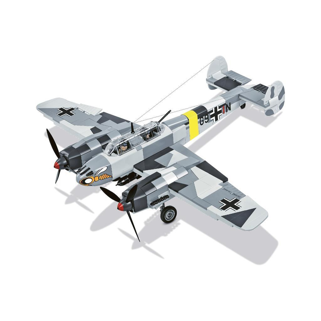 Конструктор Cobi Друга Світова Війна Літак Мессершмітт BF-110, 370 деталей (COBI-5538) - зображення 3