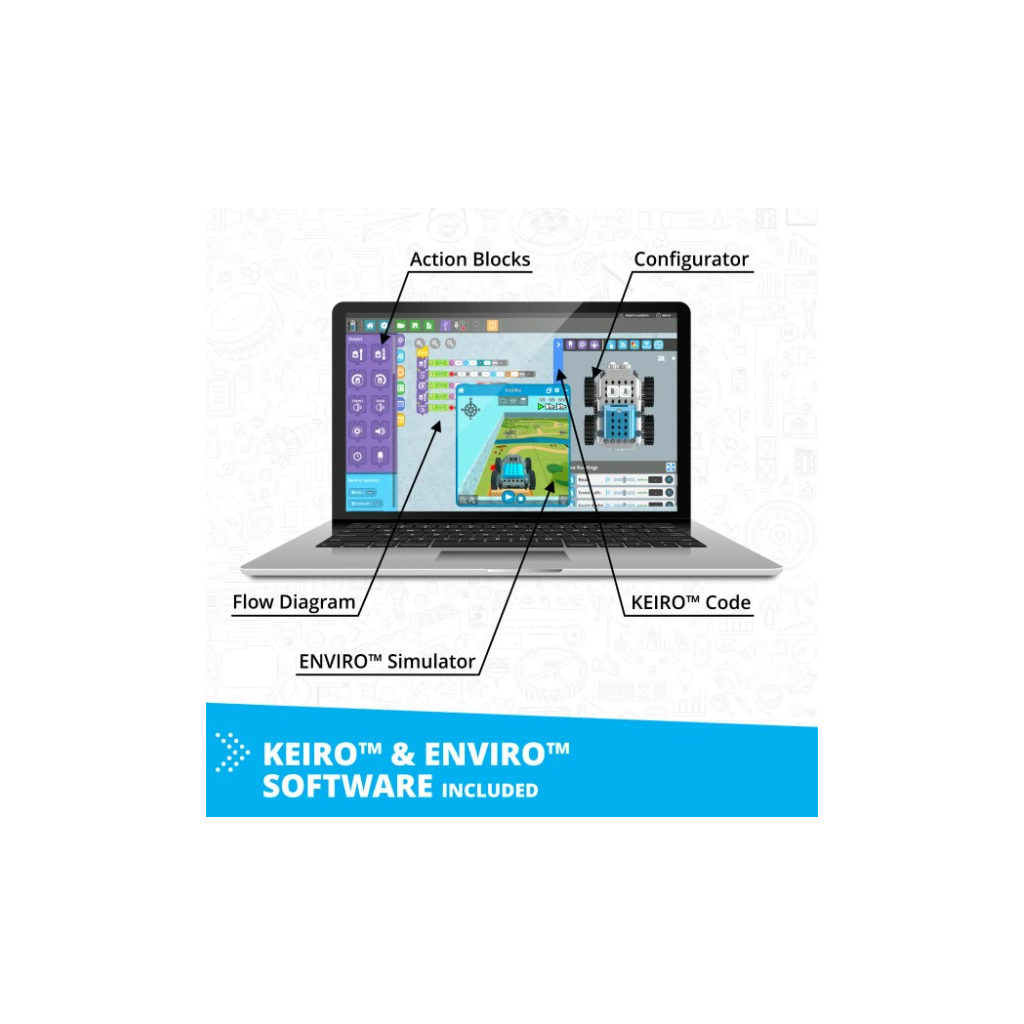 Конструктор Engino Ginobot – робот, преміум (E51-1) - зображення 4