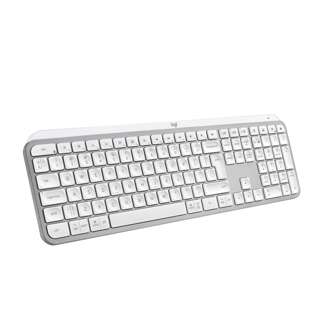 Клавіатура Logitech MX Keys S Wireless UA Pale Grey (920-011588) - зображення 1
