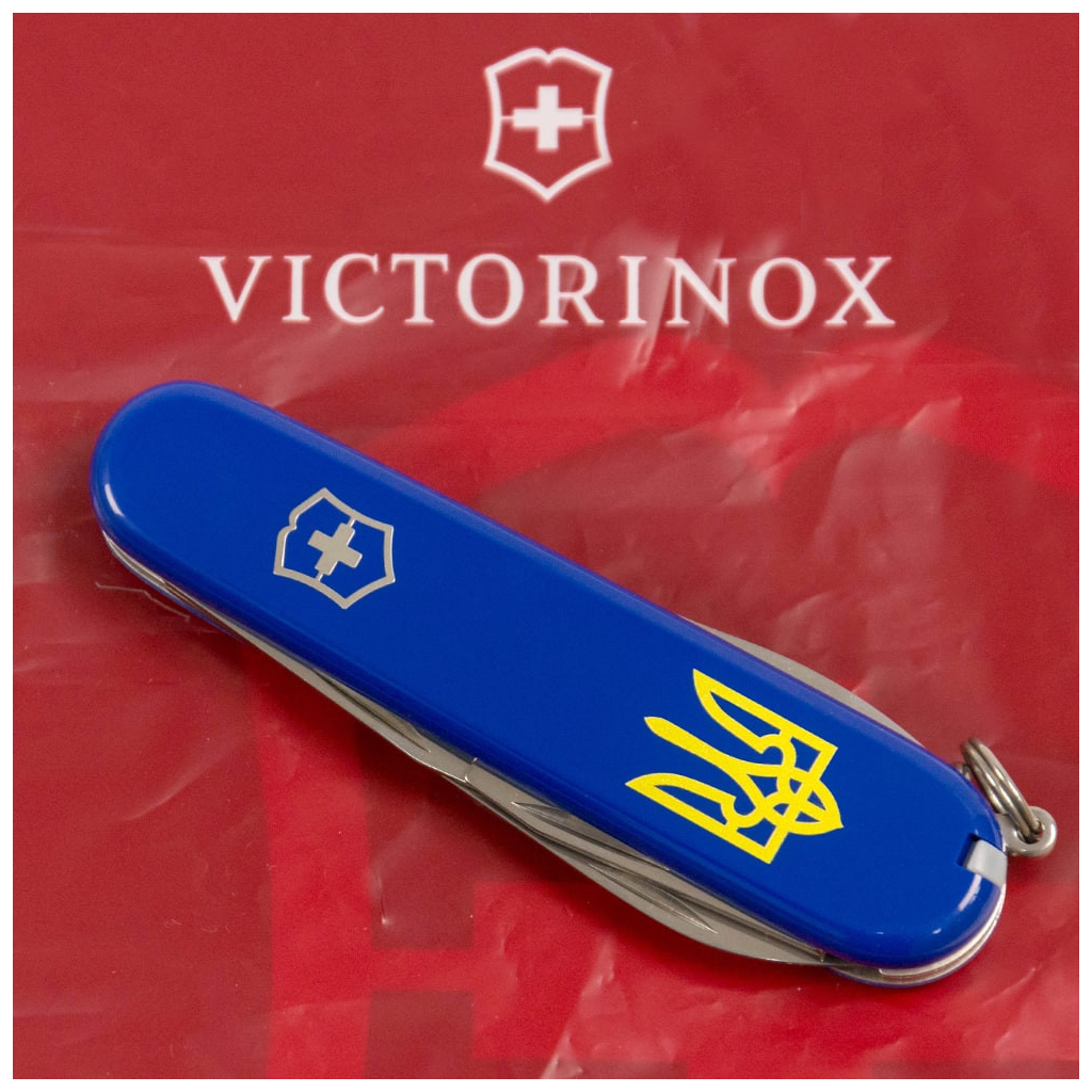 Ніж Victorinox Spartan Ukraine Blue "Тризуб Жовтий" (1.3603.2_T0018u) - зображення 2