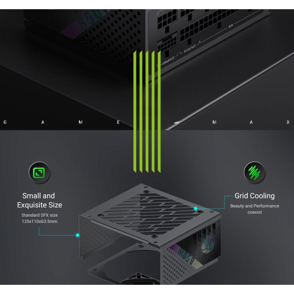 Блок живлення Gamemax 850W (GS 850G V25) - picture 12