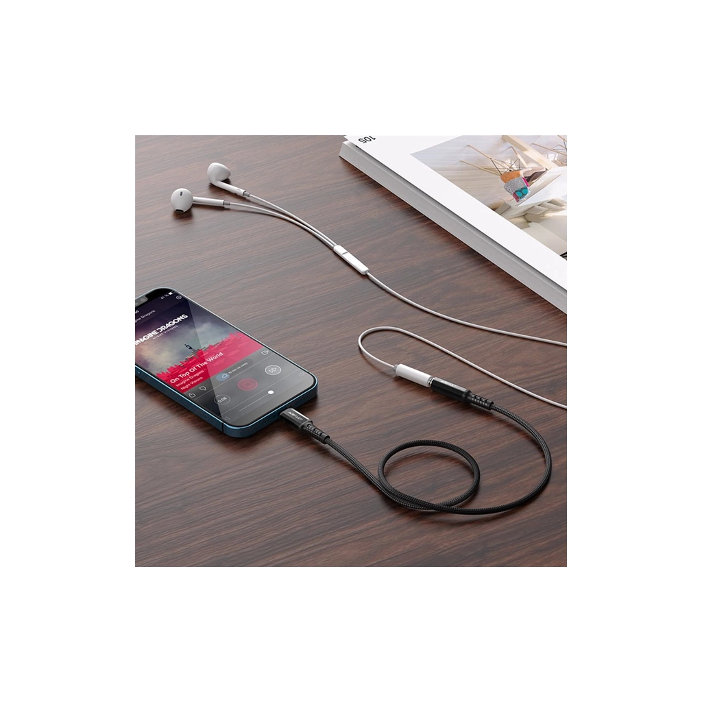 Перехідник Lightning to 3.5mm F C1-05 black Acefast (6974316280569) - зображення 4