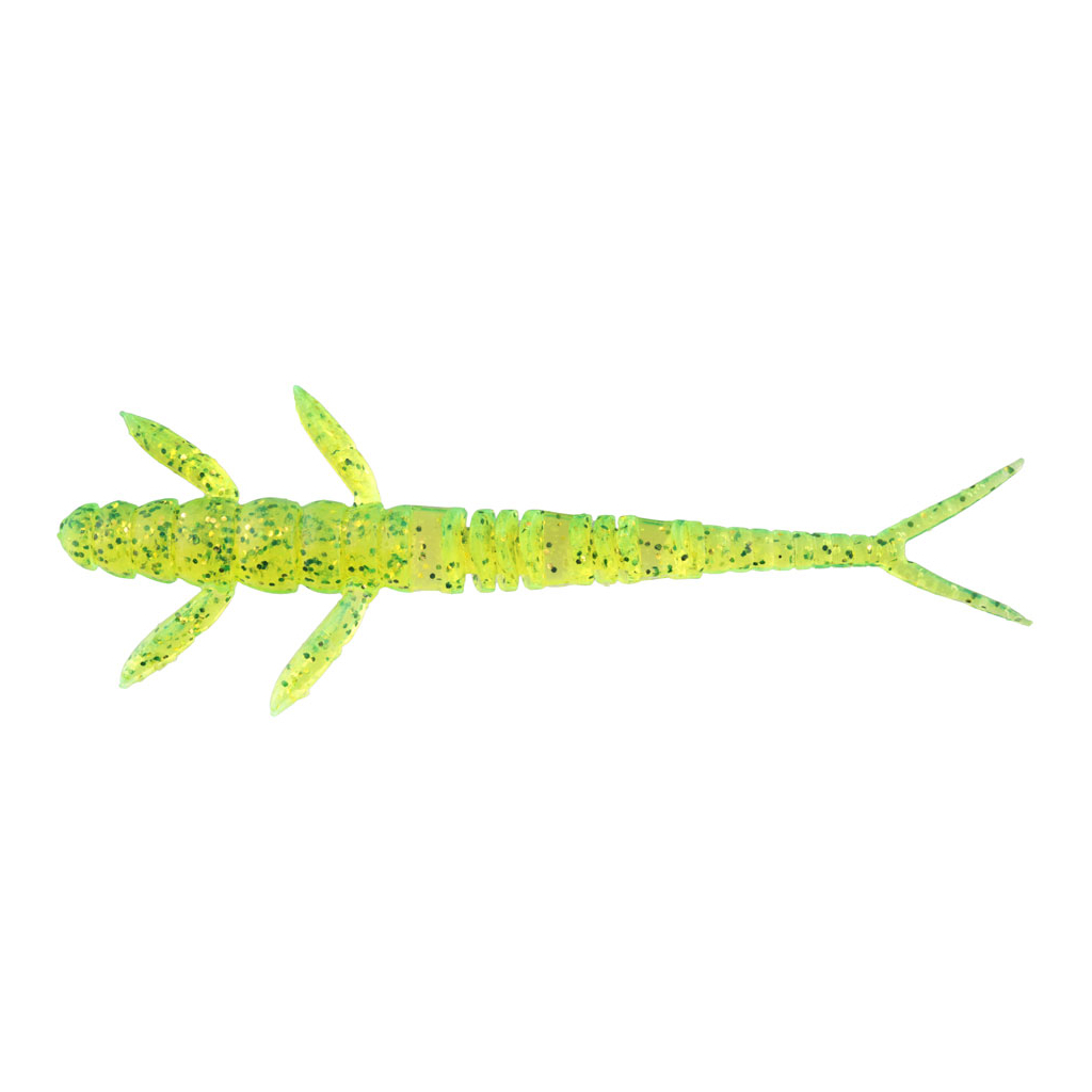 Силікон рибальський FishUP Flit 3" 026 - Flo Chartreuse/Green (8шт/уп) (1862.02.38) - зображення 1