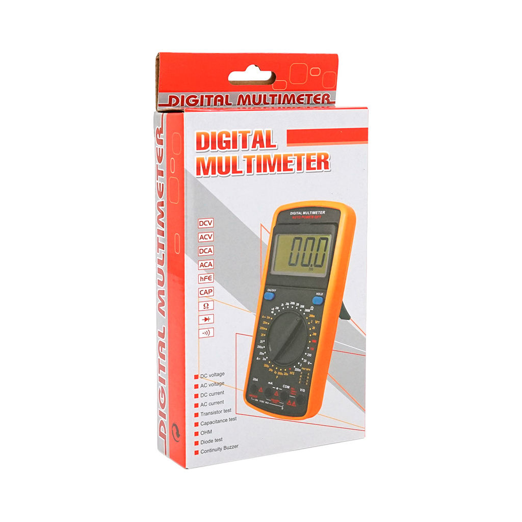 Цифровий мультиметр HAOYUE DT-9205А, щупи, Box (HAOYUE DT-9205А) - зображення 4