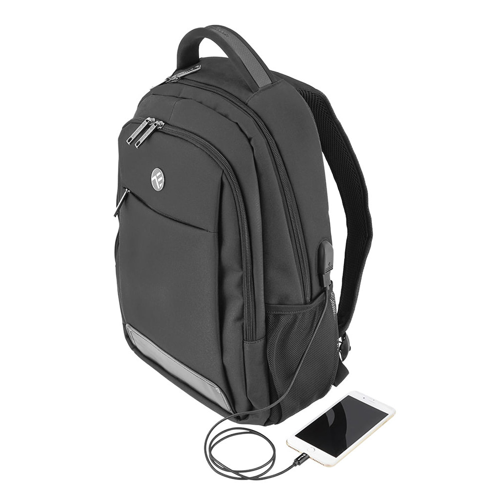 Рюкзак для ноутбука Tellur 15.6" Companion, USB port, Black (TLL611291) - зображення 6