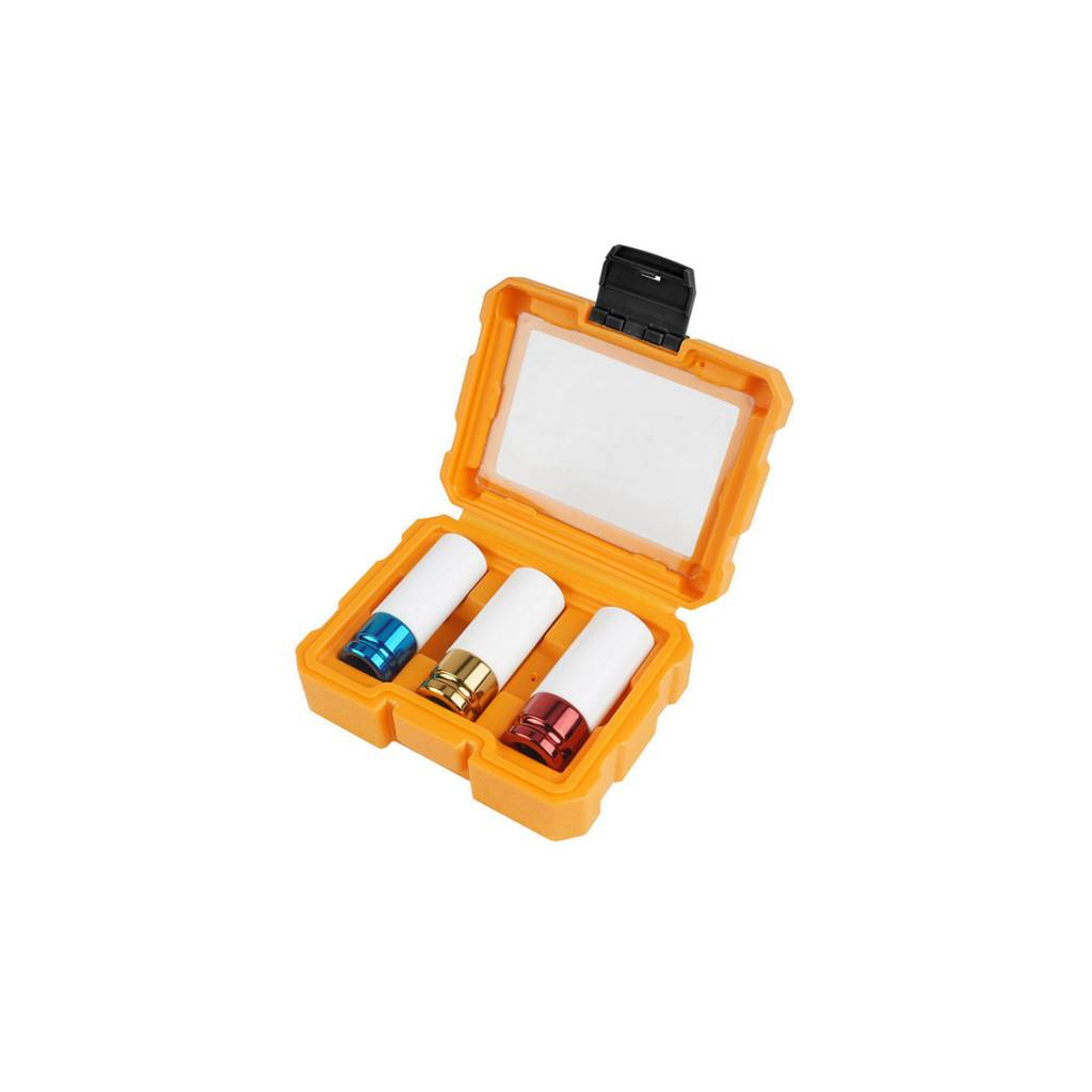 Набір торцевих головок Tolsen ПРОФІ ударних торцевих 17-19-21 мм ПРОФІ (15510) - зображення 1