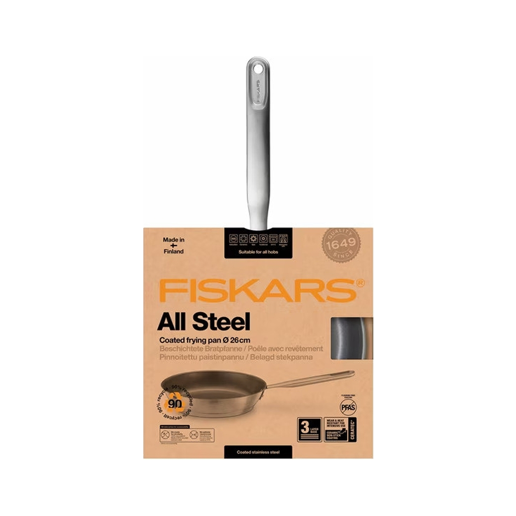 Сковорода Fiskars All Steel матова 26 см (1064744) - зображення 7