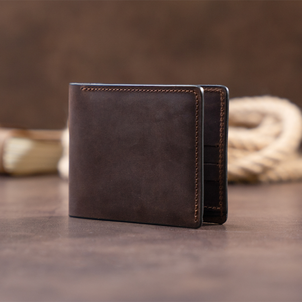 Портмоне Grande Pelle У вінтажній шкірі Коричневе (11310) - зображення 9