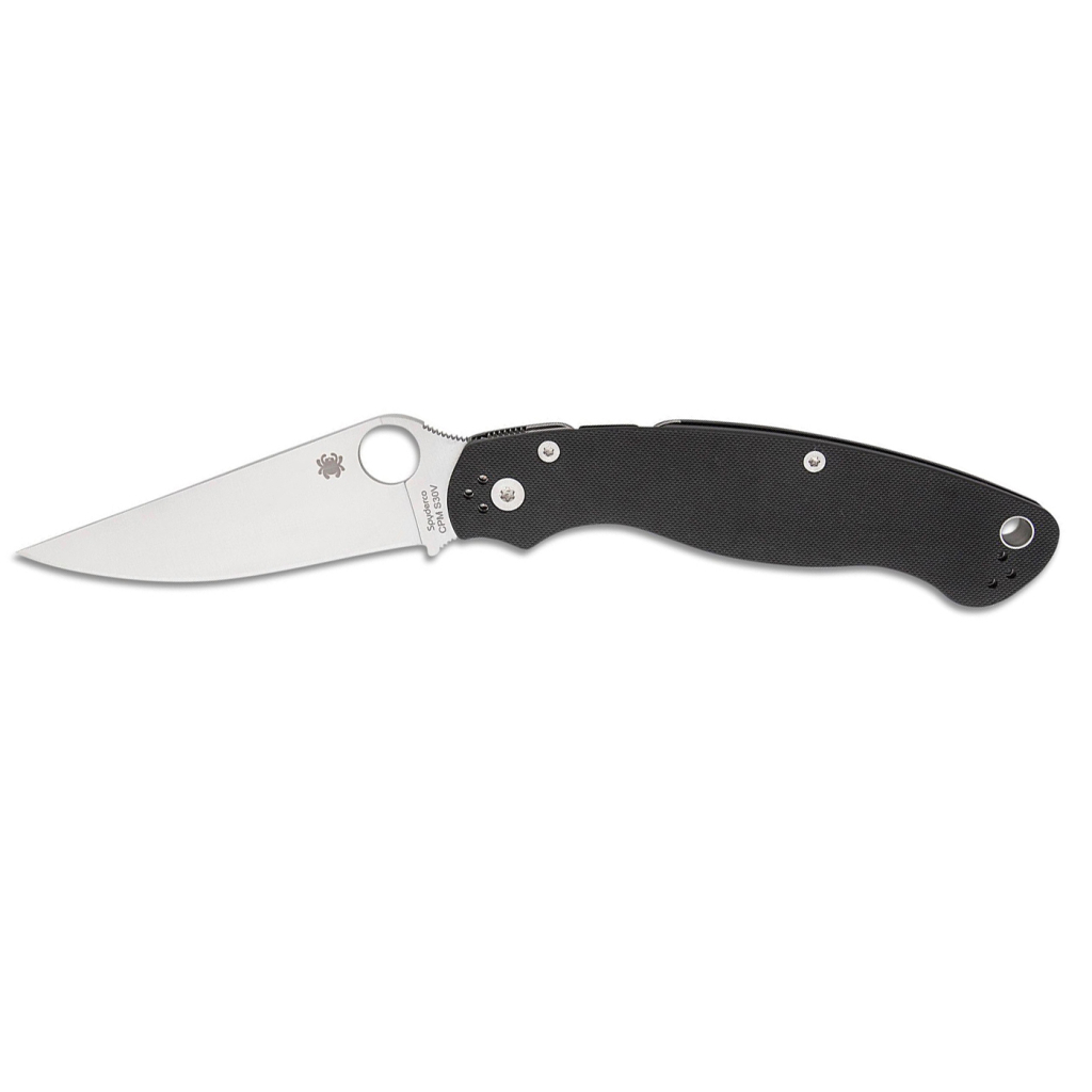 Ніж Spyderco Military 2 Satin S30V Black G10 (C36GP2) - зображення 1