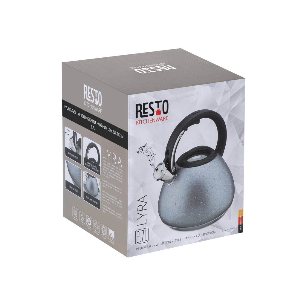Чайник Resto Lyra 2.7 л Сірий (90605) - зображення 6