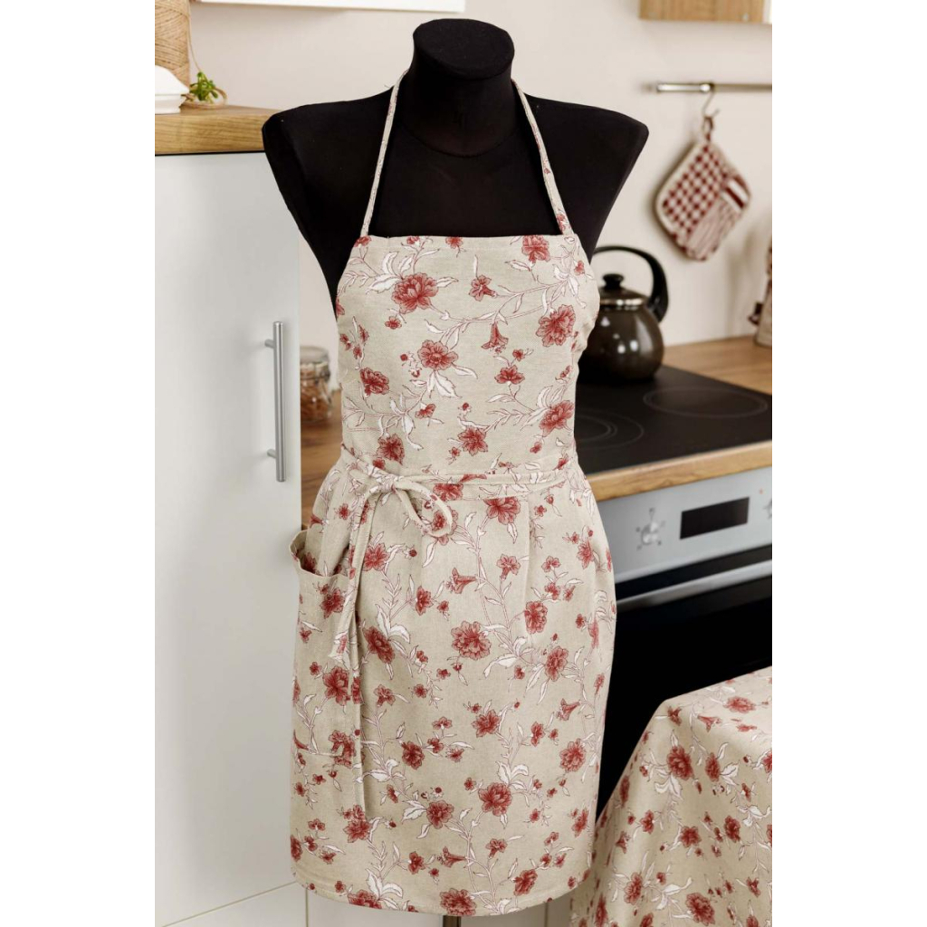 Фартух Прованс Квіти бордо Господиня (031648) - изображение 2