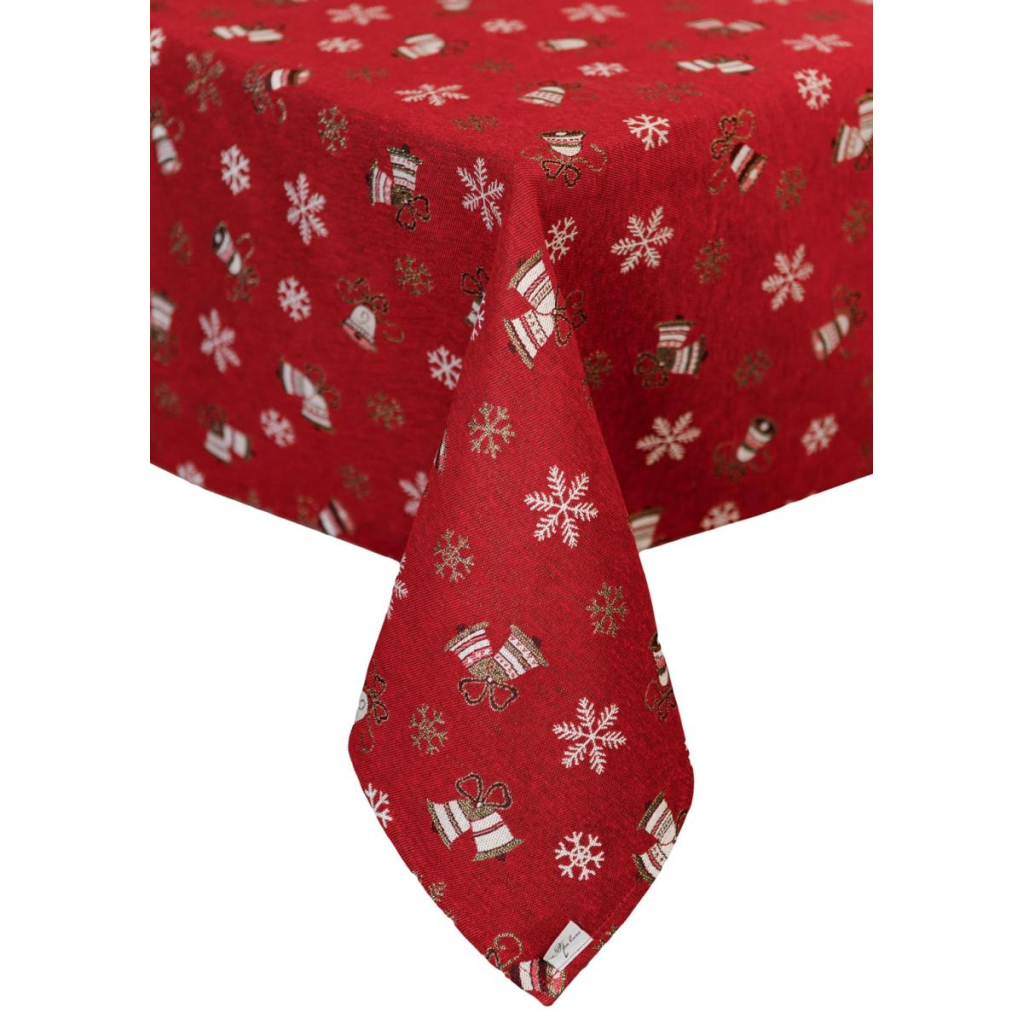 Скатертина Прованс Дзвіночки на червоному 136х180 см (036860) - зображення 10