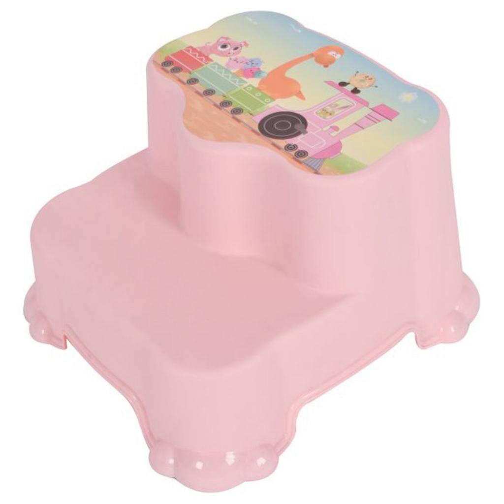 Підставка дитяча Sevi Bebe для самостійного вмивання дитини 143-2 Рожева (8692241143206) - зображення 1