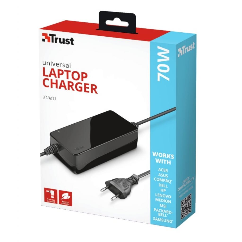 Блок живлення до ноутбуку Trust Xumo 70W Laptop Charger (22923) - зображення 3