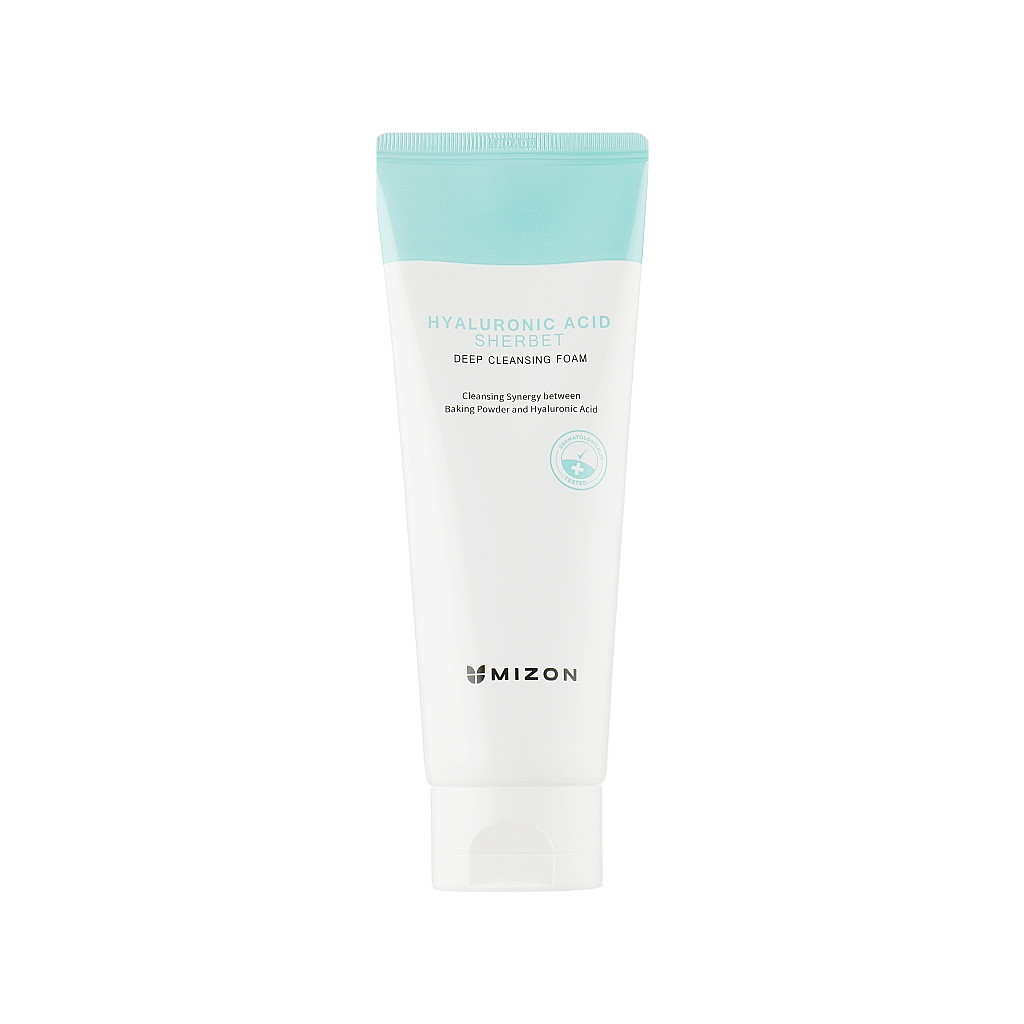 Пінка для вмивання Mizon Hyaluronic Acid Sherbet Deep Cleansing Foam 150 мл (8809541199868) - зображення 1