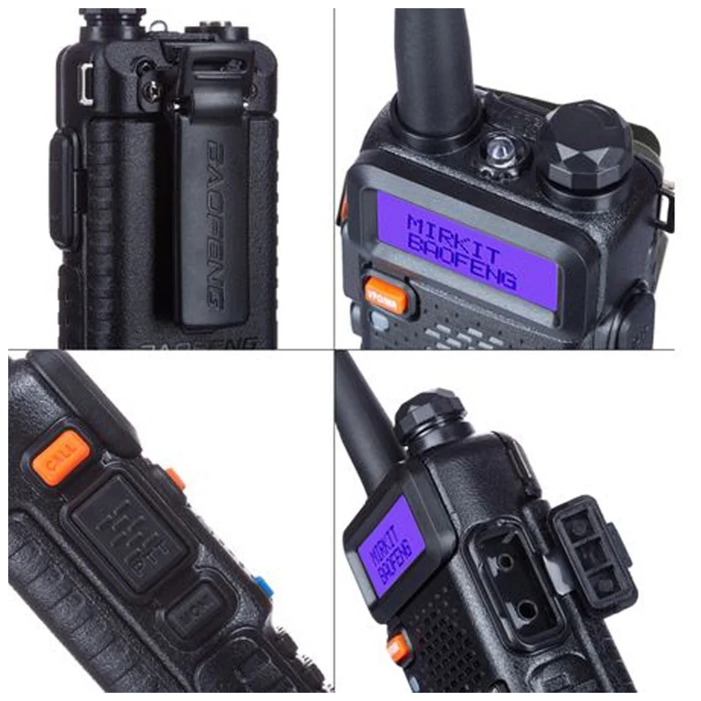 Портативна рація Baofeng UV-5R Black Six Pack комплект 6 шт (2200000758965) - зображення 4