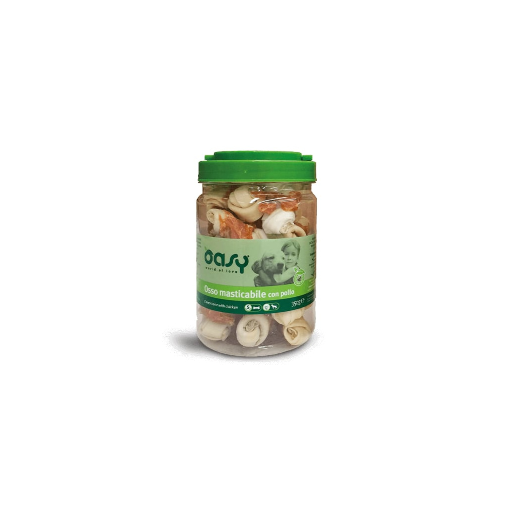 Ласощі для собак OASY Chewy Bone курка -S- 350 г (8053017343662) - зображення 1