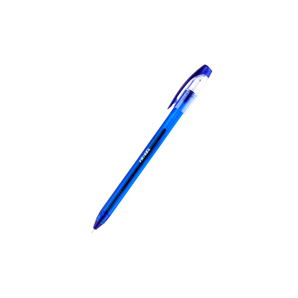Ручка гелева Unimax Trigel, синя (UX-130-02) - зображення 1