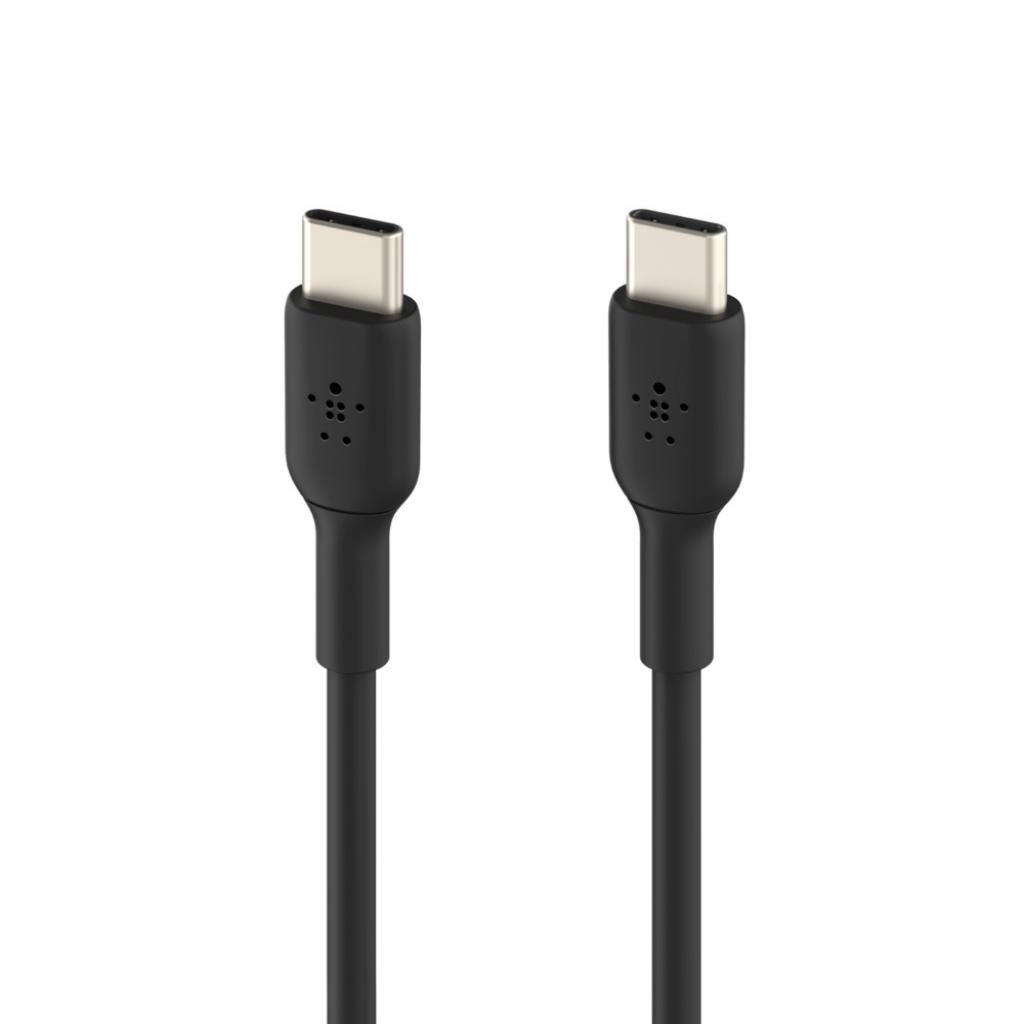 Дата кабель USB-С - USB-С, PVC, 2m, black Belkin (CAB003BT2MBK) - зображення 2