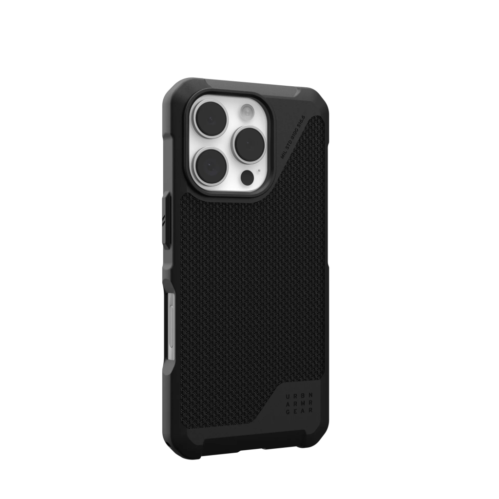Чохол до мобільного телефона UAG iPhone 16 Pro Metropolis LT Magsafe Kevlar Black (114452113940) - зображення 2