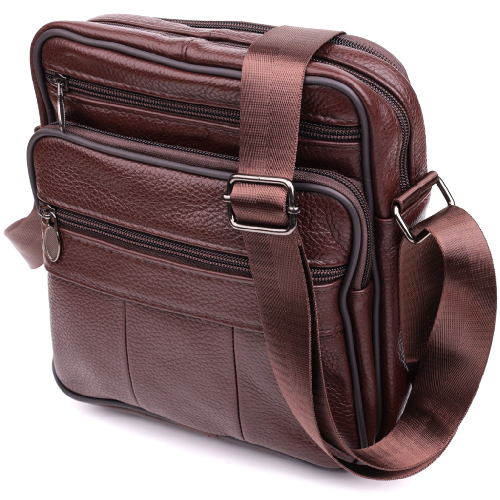 Сумка Vintage З натуральної шкіри Коричнева (22858) - зображення 1