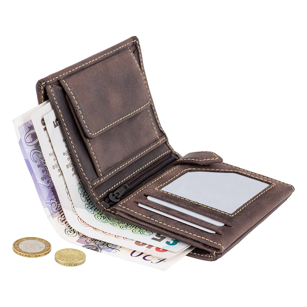 Гаманець Visconti 708 Spear Oil Brown (708 OIL BRN) - зображення 4