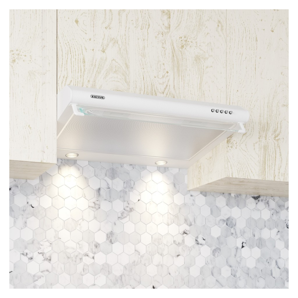 Витяжка кухонна Eleyus BONA ІІ LED SMD 60 WH - зображення 10