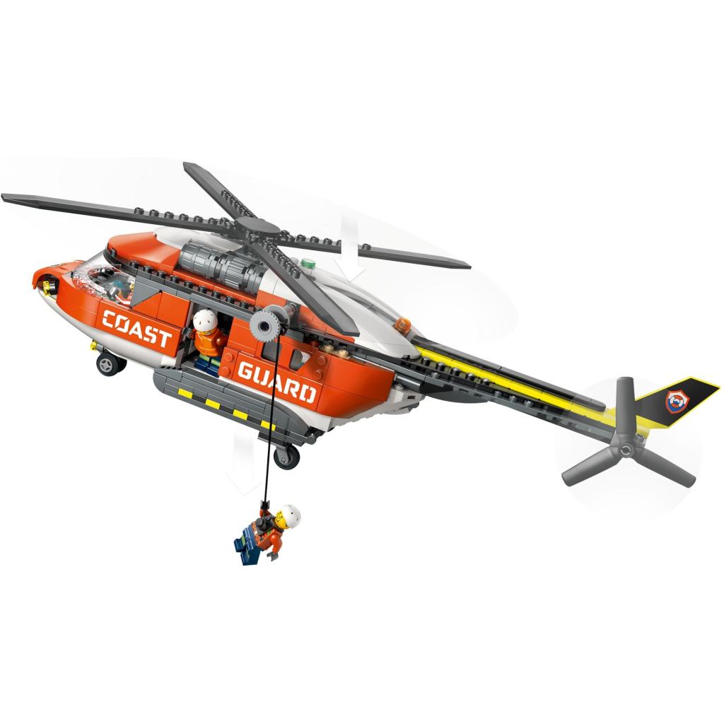 Конструктор LEGO City Гелікоптер берегової охорони (60503-) - зображення 4