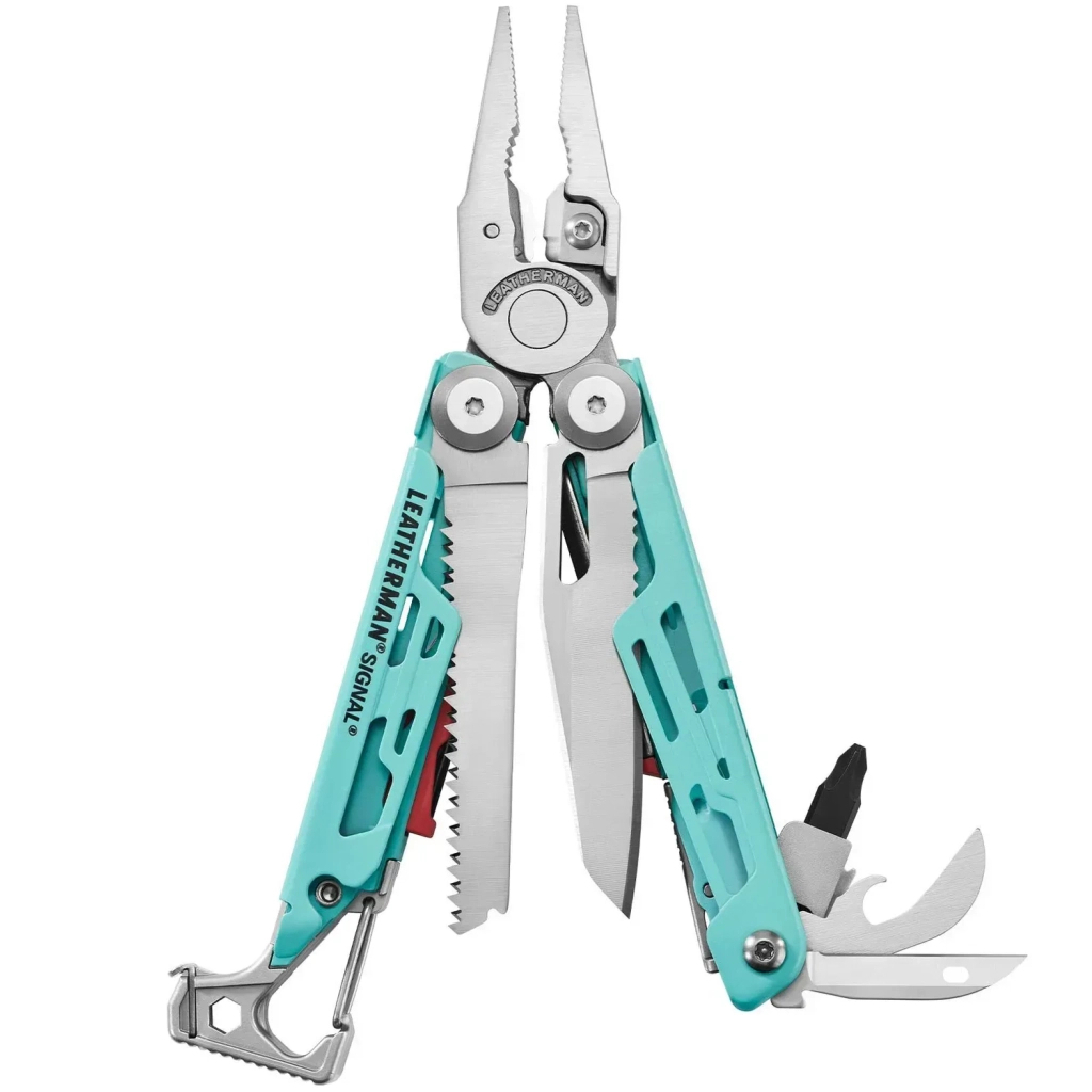 Мультитул Leatherman Signal Aqua Silver (833187) - зображення 1