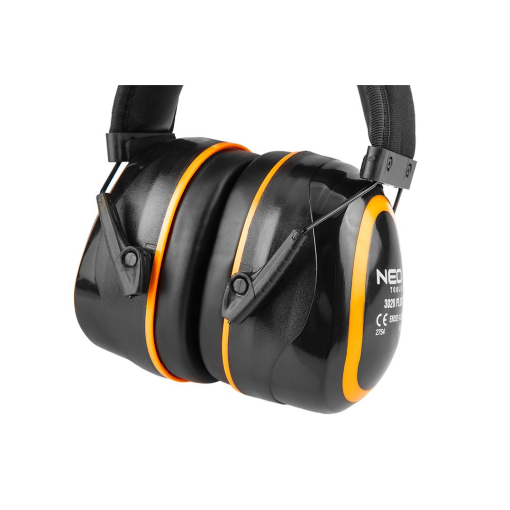 Захисні навушники Neo Tools SNR 30дБ, категорія III, ізолююча піна G-TECH, 0.26кг, чорні (97-563) - изображение 5