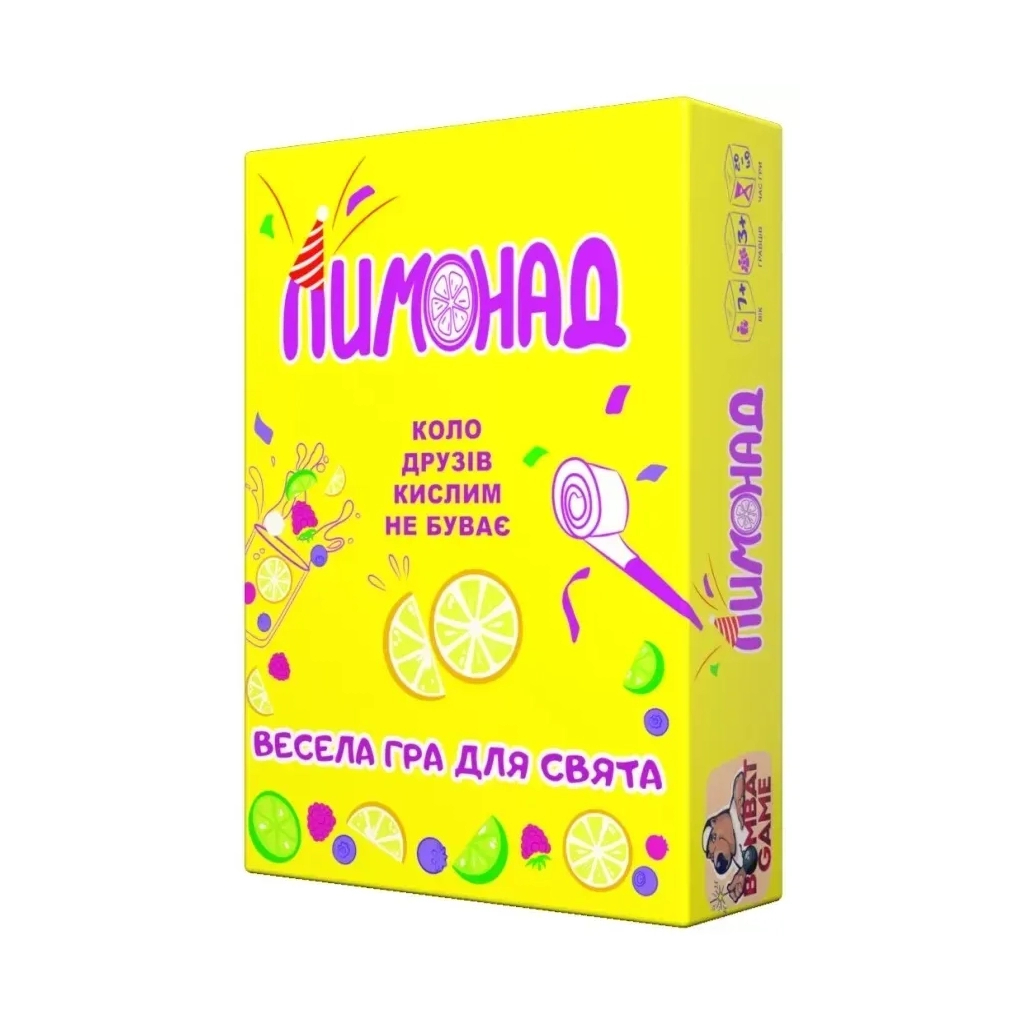 Настільна гра Bombat game Лимонад: Коло друзів кислим не буває! (ВР_ЛМНД) - зображення 1