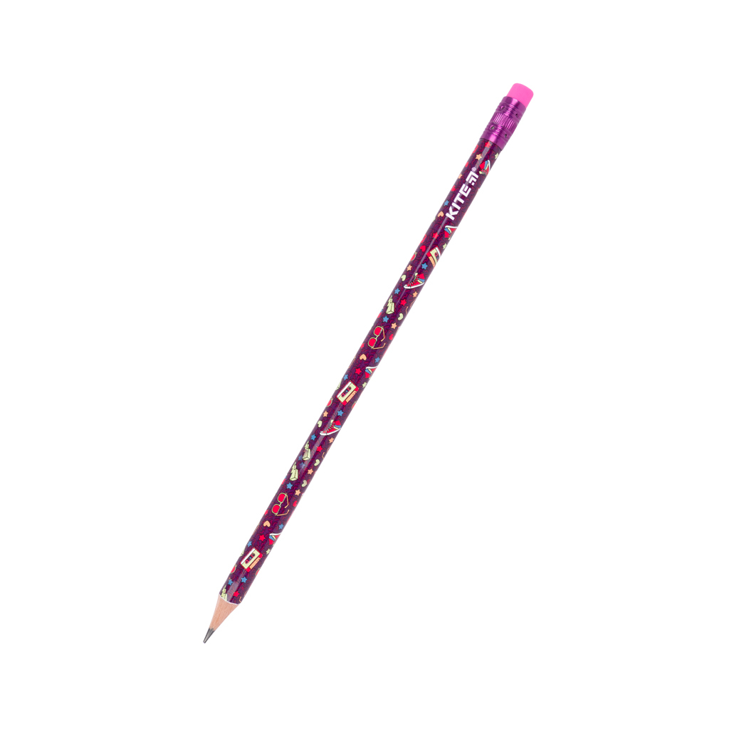 Олівець графітний Kite з гумкою Run&Fun (K21-056-3) - зображення 2