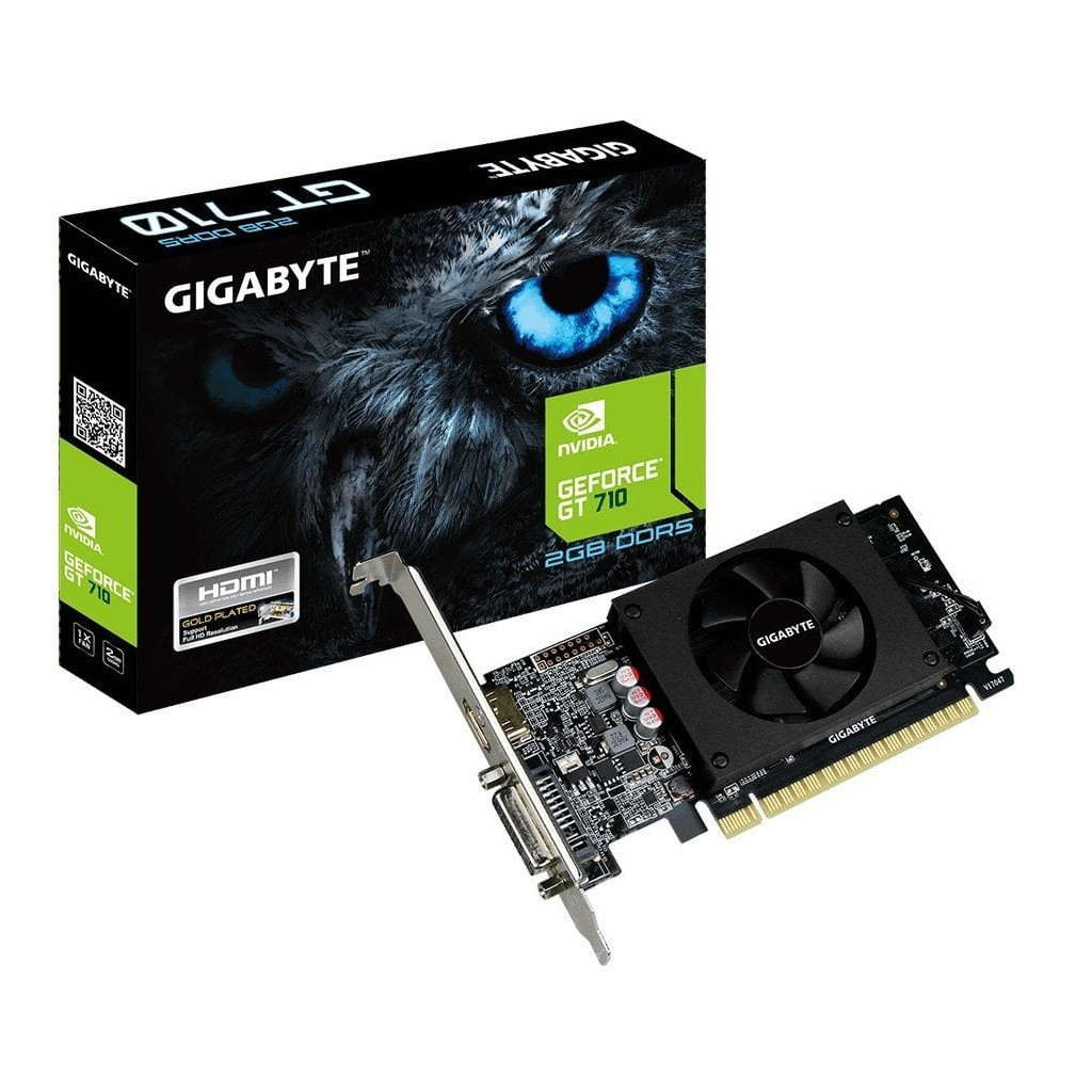 Відеокарта GeForce GT710 2048Mb GIGABYTE (GV-N710D5-2GL) - зображення 2
