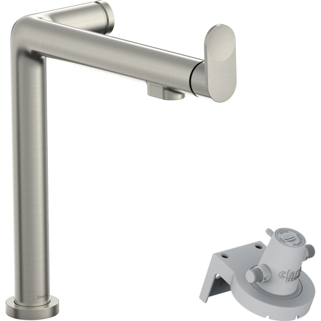 Змішувач Hansgrohe Aqittura M91 , під сталь (76804800) - зображення 1