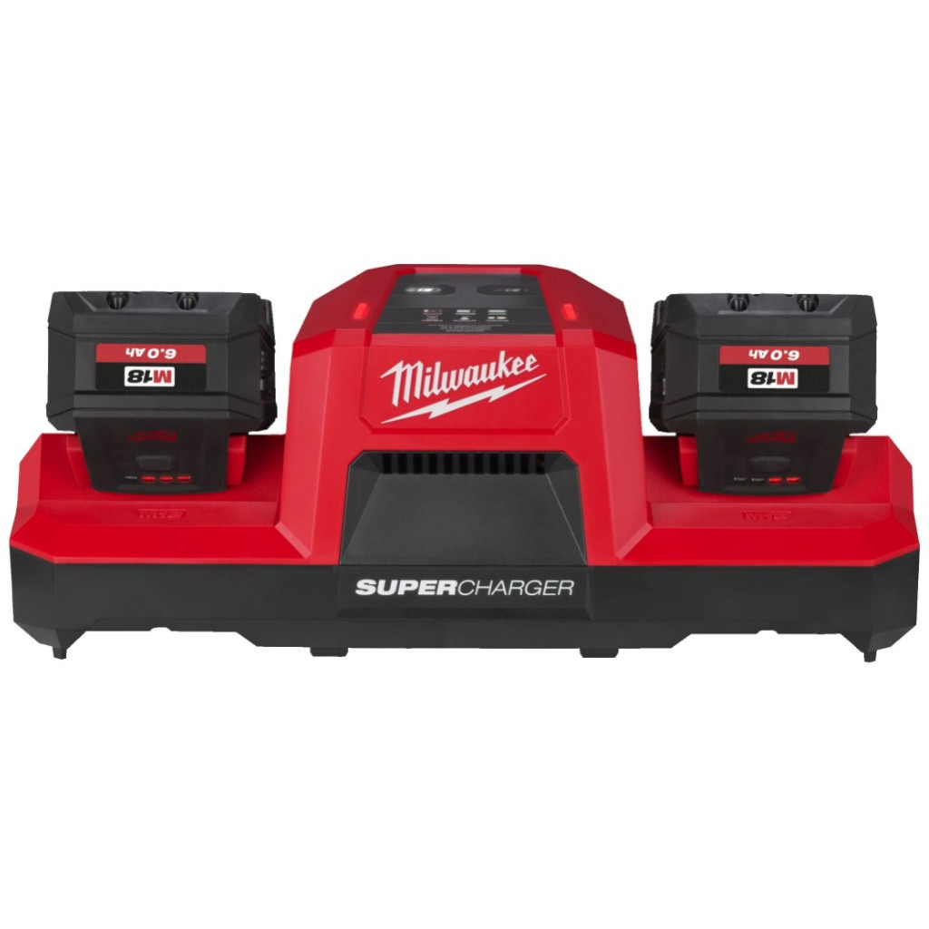Зарядний пристрій для акумуляторів інструменту Milwaukee M18 DBSC Dual SUPER CHARGER (4932492531) - зображення 4