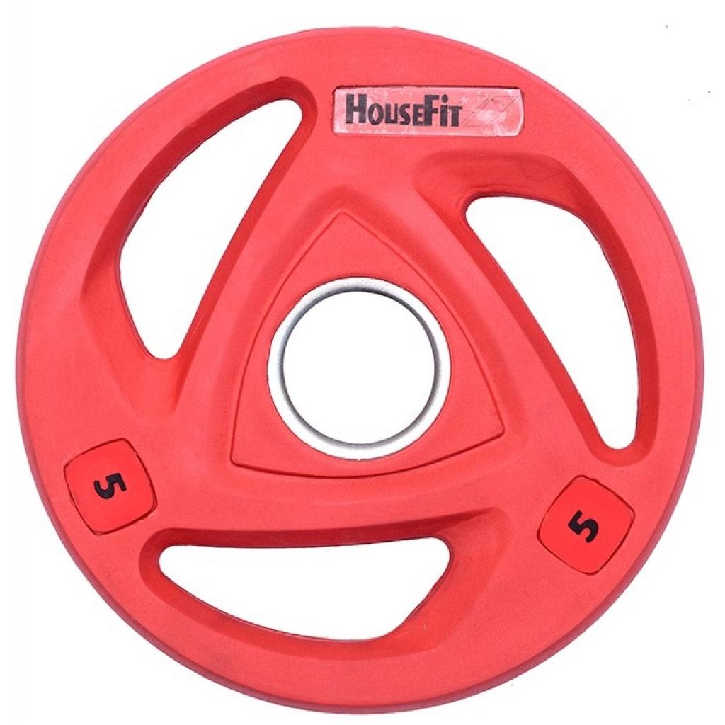 Диск для штанги HouseFit олімпійський 5кг (OR-102-5) - зображення 1