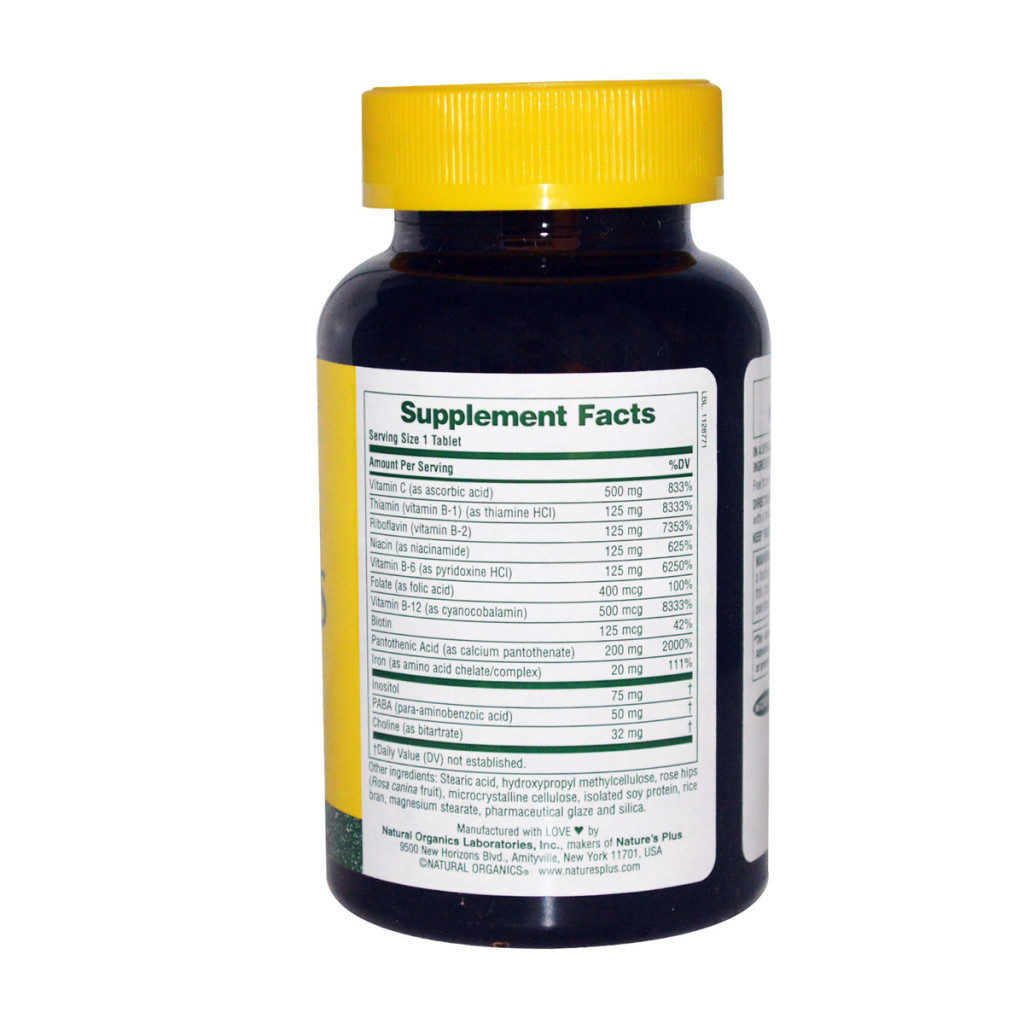 Вітамінно-мінеральний комплекс Natures Plus Комплекс для Боротьби зі Стресом з Залізом, Ultra Stress, 30 (NTP1229) - зображення 2