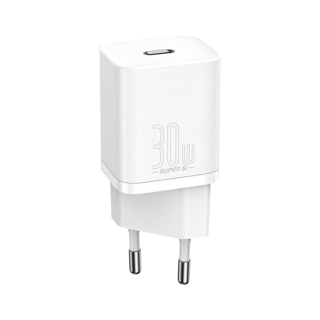 Зарядний пристрій Baseus Super Si quick charger IC 30W white (CCSUP-J02) - зображення 1