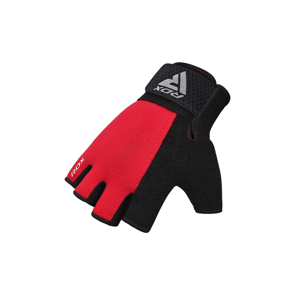 Рукавички для фітнесу RDX W1 Half Red S (WGA-W1HR-S) - зображення 3