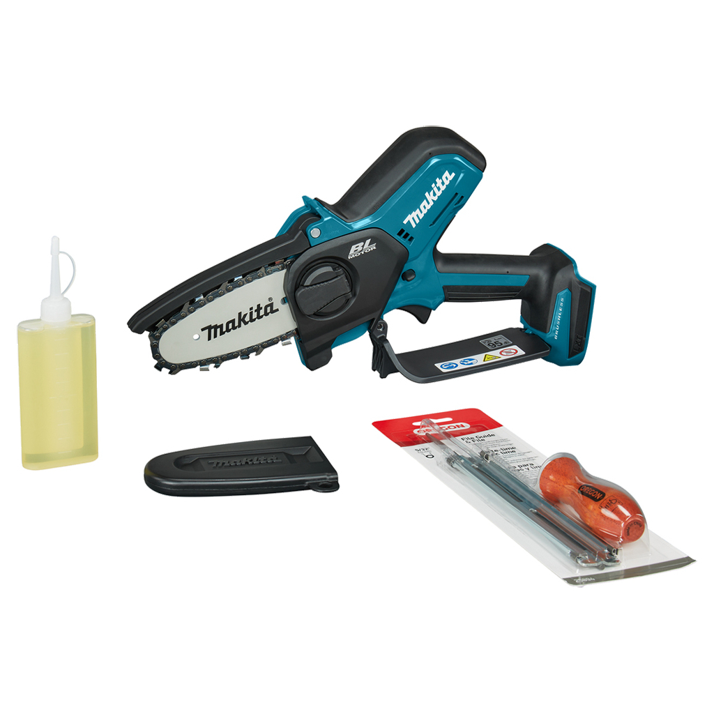 Ланцюгова пила Makita LXT, 18V, 100мм (без АКБ та ЗП) (DUC101Z) - зображення 1