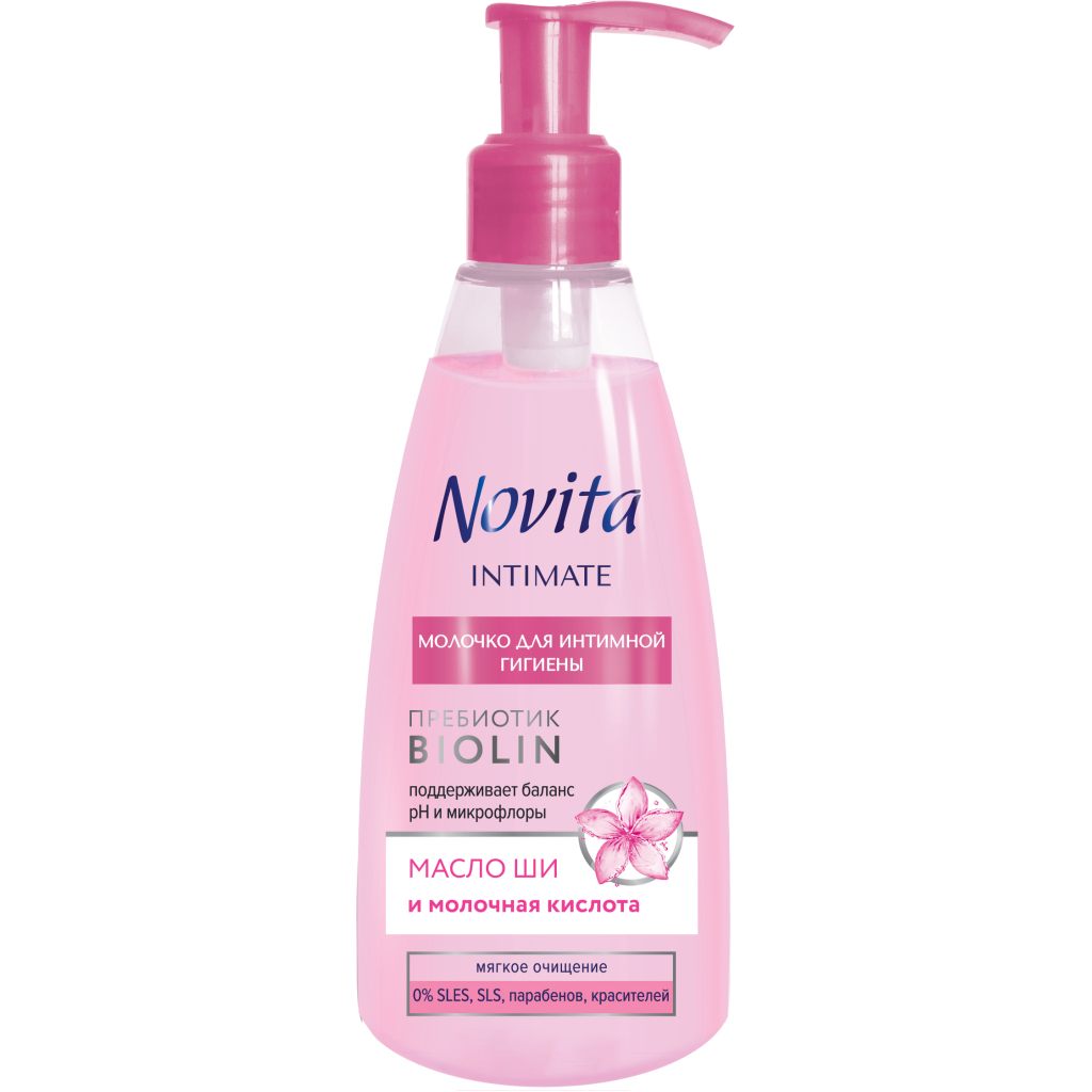 Молочко для інтимної гігієни Novita Intimate 250 мл (4823071633276) - зображення 1