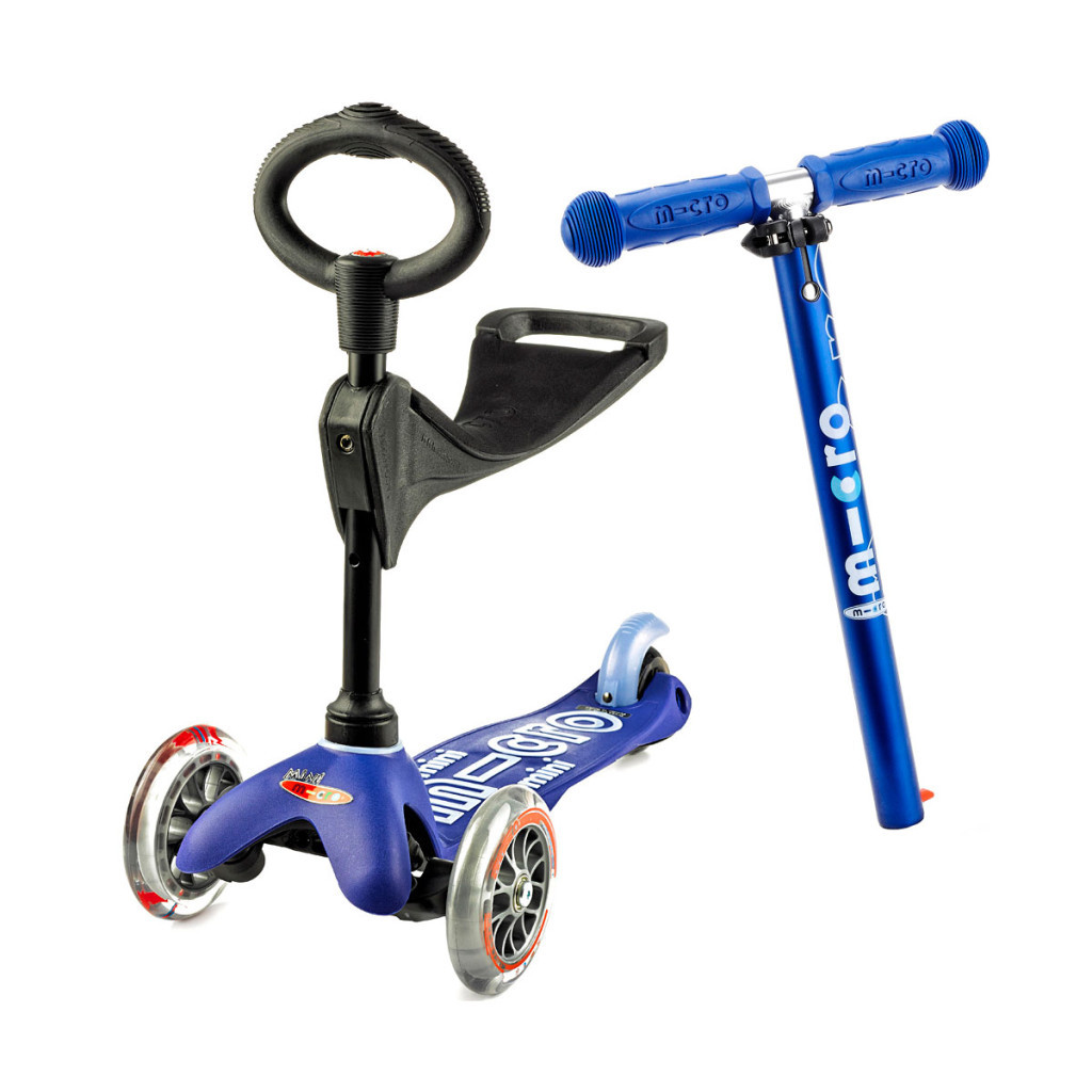 Самокат Micro Mini 3in1 Deluxe Синій (MMD014) - зображення 2
