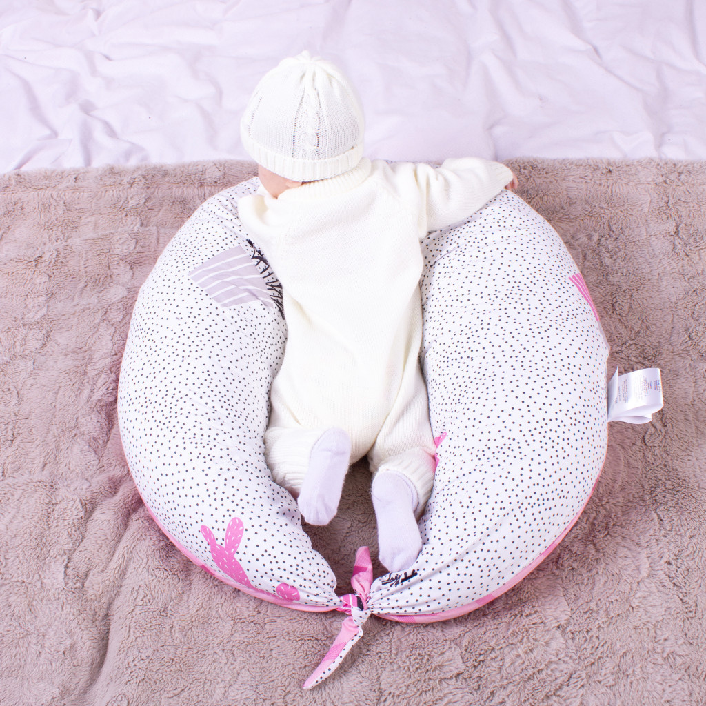 Подушка MirSon для вагітних та годування №8309 Print Line 17-0498 Magnificent Бязь 30х170х20 см (2200006200345) - зображення 8