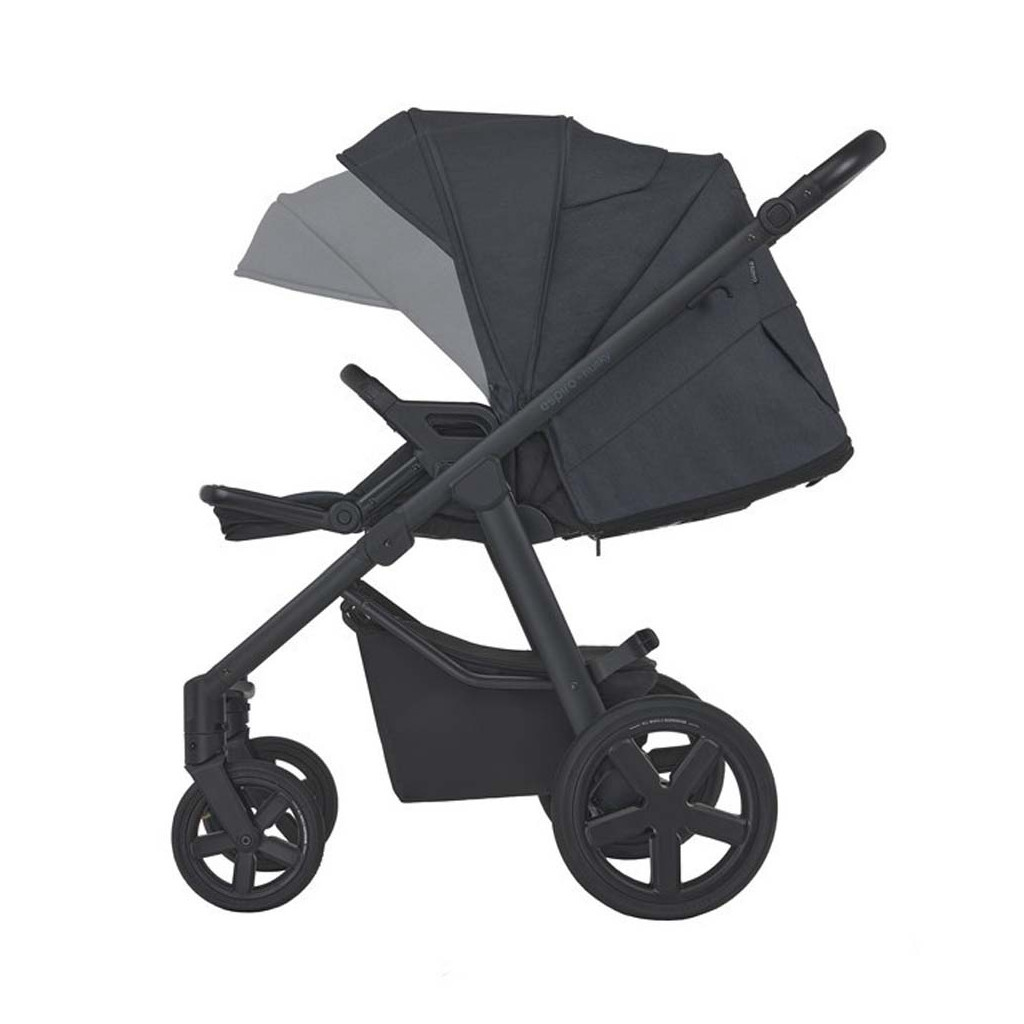 Коляска Espiro 2 в 1 Husky XL 2023 17 Graphite Wind (206764) - зображення 6