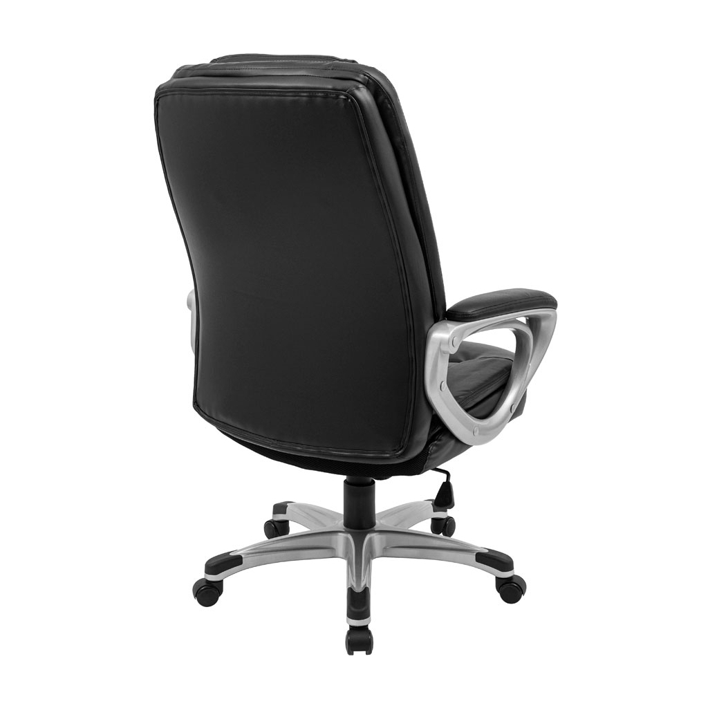 Офісне крісло Richman Еліт Про Пластик Річ M-1 (Tilt) Шкіра Спліт Чорна (R00000041855) - зображення 4