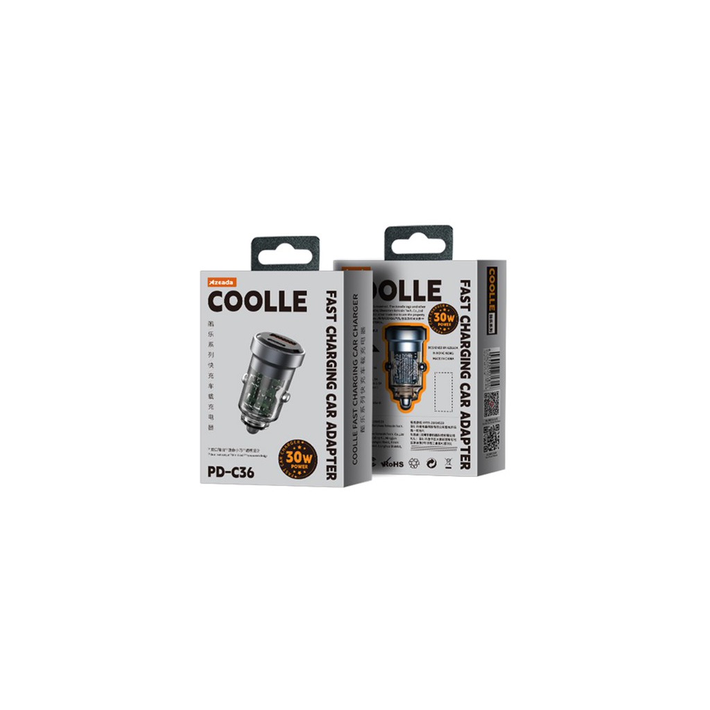 Зарядний пристрій Proda Azeada Coolle PD-C36 30W black (PD-C36-BK) - зображення 5